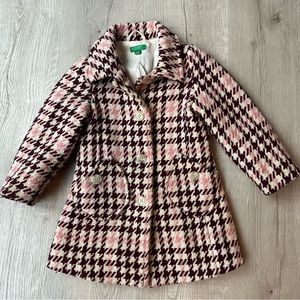 United Colors of Benetton Houndstooth Coat 18 mo